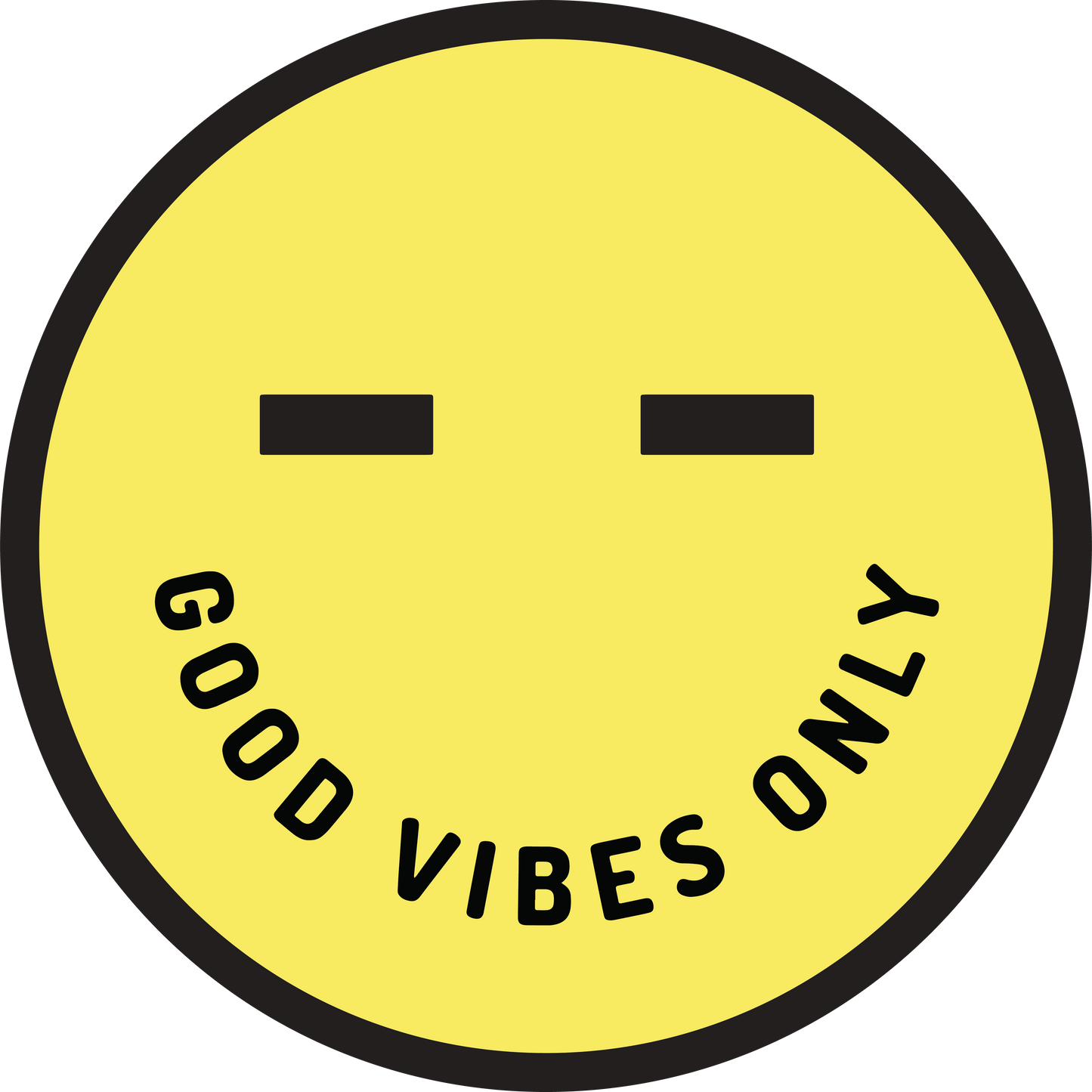 Good Vibes Only-White